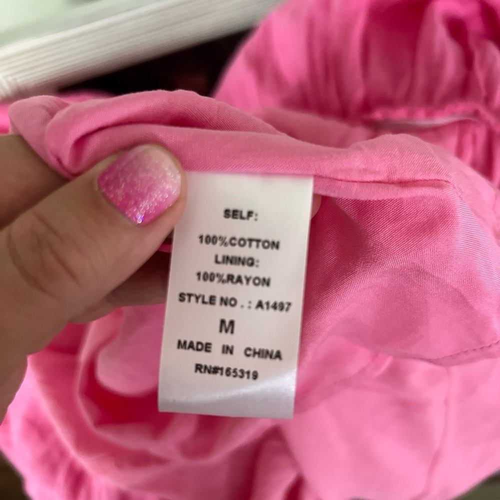 NWT Day+Moon Dress Babydoll Pink Oversized Medium - Picture 9 of 9